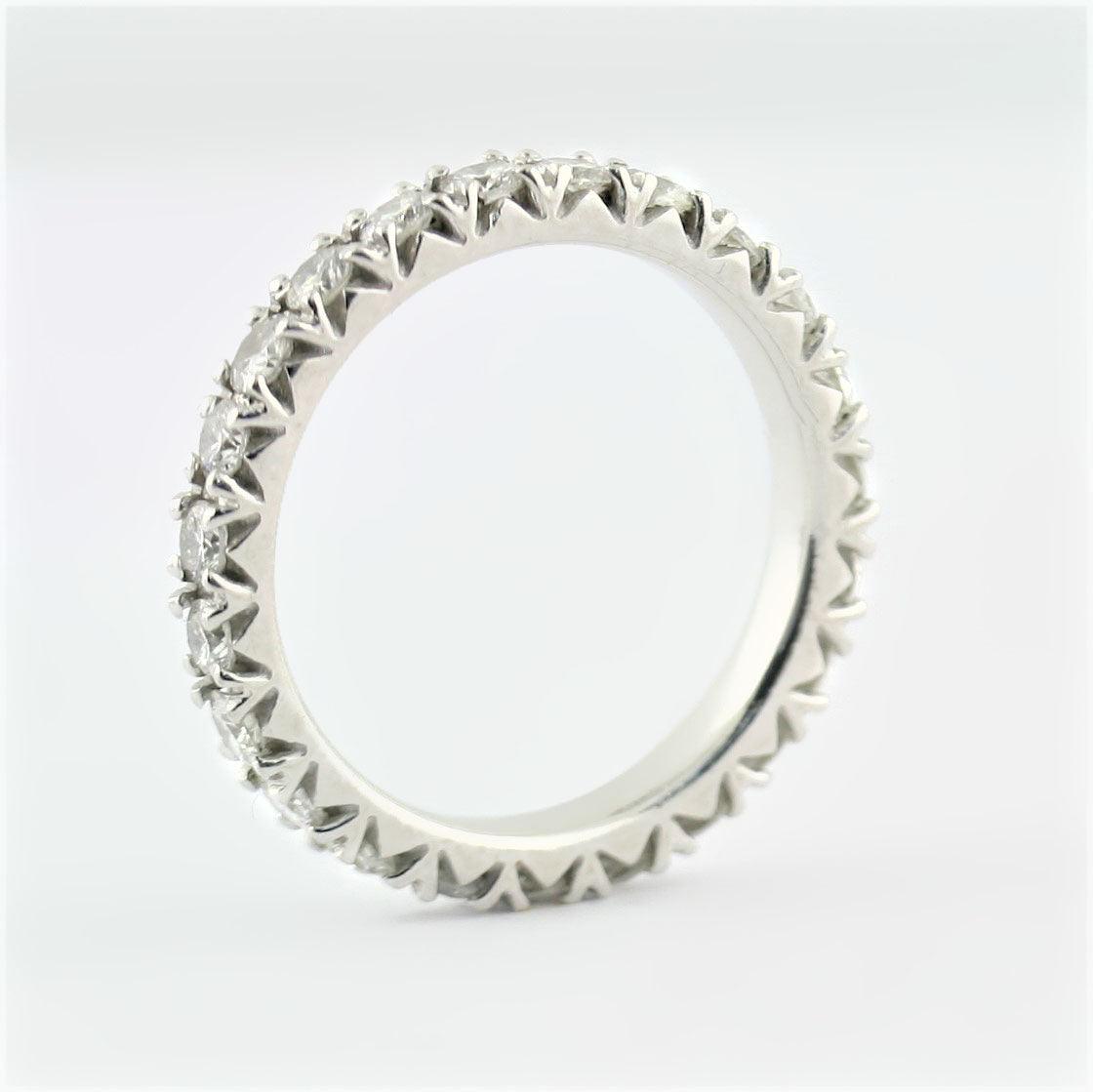 Round Diamond Eternity Band 0.69 ct.tw - Thenetjeweler