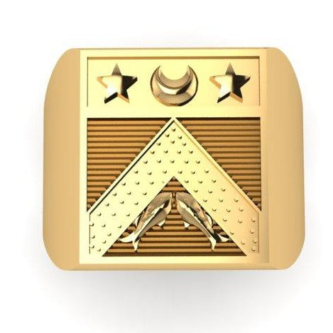 Personalized Family crest ring 18K Gold - Thenetjeweler