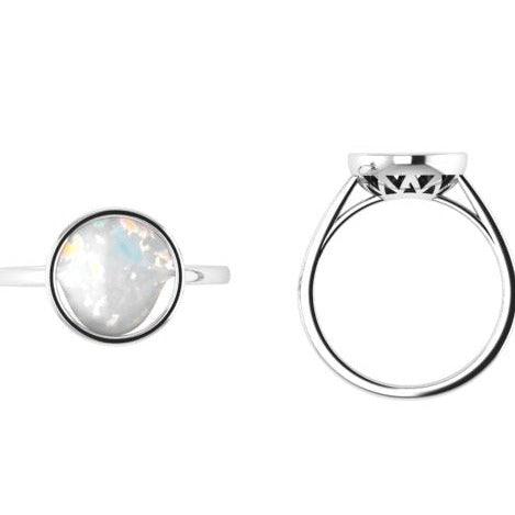 Opal Solitaire Ring 14k - Thenetjeweler