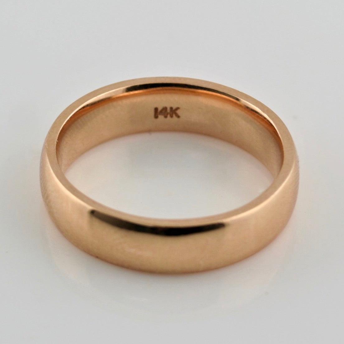 6mm Wedding Band Ring Rose Gold - Thenetjeweler