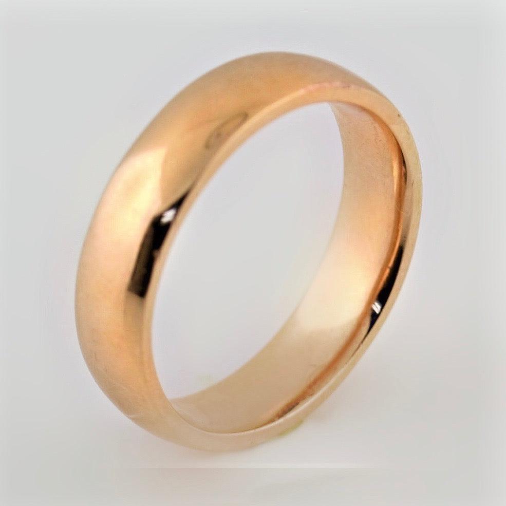6mm Wedding Band Ring Rose Gold - Thenetjeweler