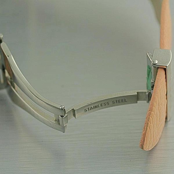 Ladies Diamond Watch PSQ91 VERSACE Hippodrome Stainless Steel Lizard Leather MOP - Thenetjeweler