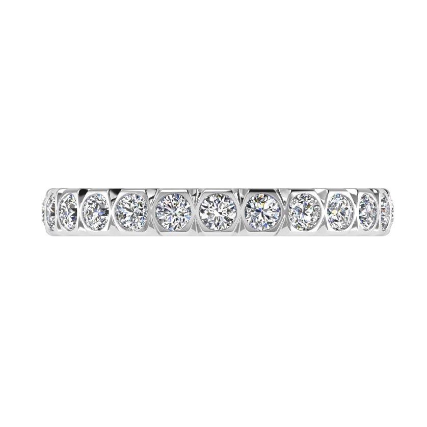 Diamond Eternity Ring 18K Gold (1.15 ct. tw) - Thenetjeweler