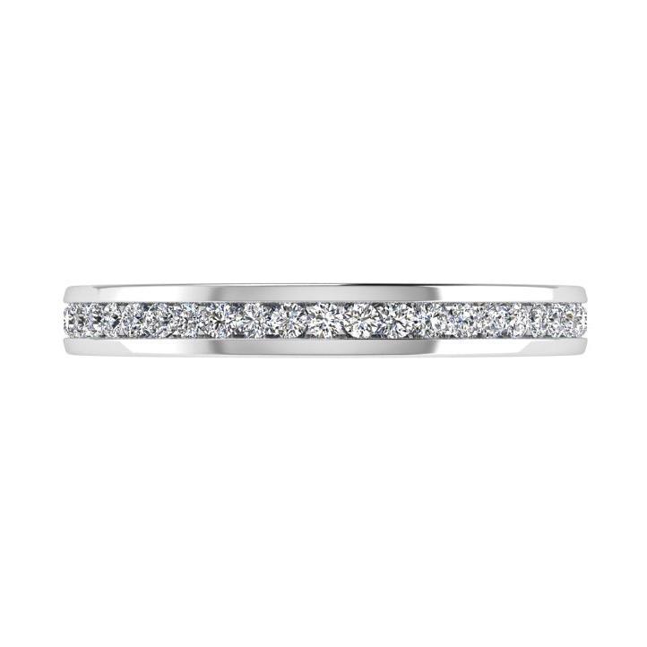 Diamond Half Eternity Ring 18K Gold (0.31 ct. tw) - Thenetjeweler