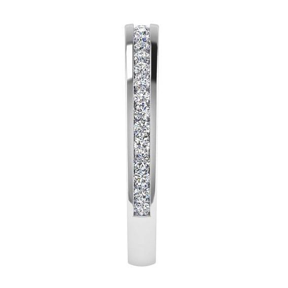 Diamond Half Eternity Ring 18K Gold (0.31 ct. tw) - Thenetjeweler