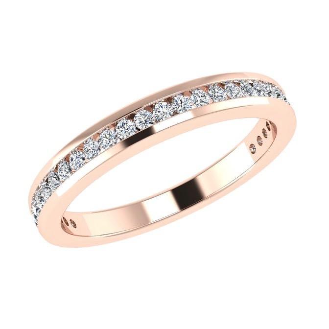 Diamond Half Eternity Ring 18K Gold (0.31 ct. tw) - Thenetjeweler