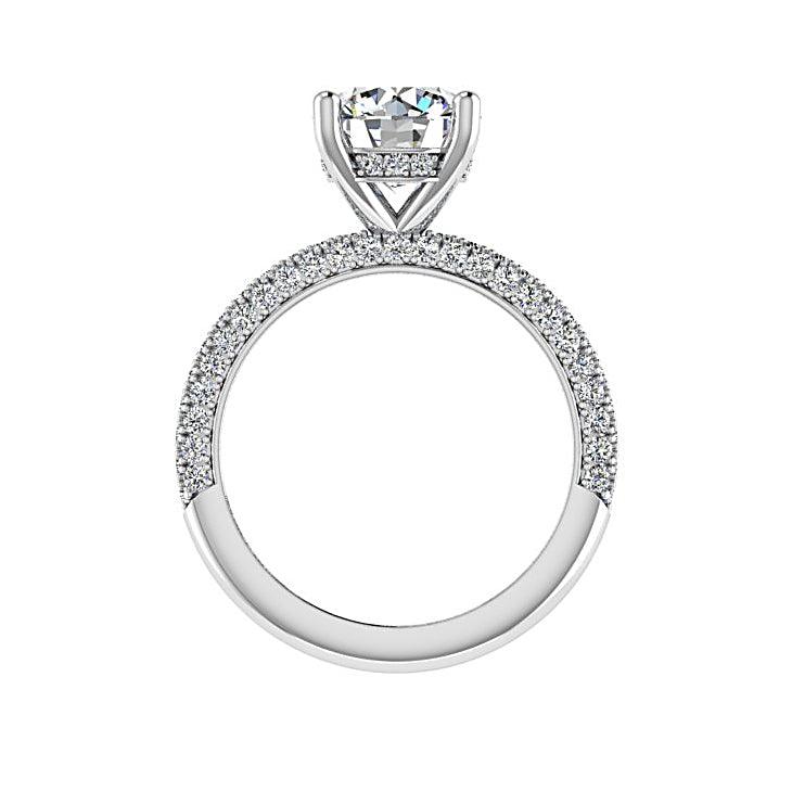 Diamond Engagement Ring with Side Stones (0.60 ct.tw) - Thenetjeweler
