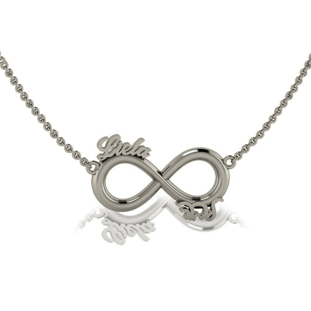 Personalized Infinity Name Pendant Necklace - Thenetjeweler