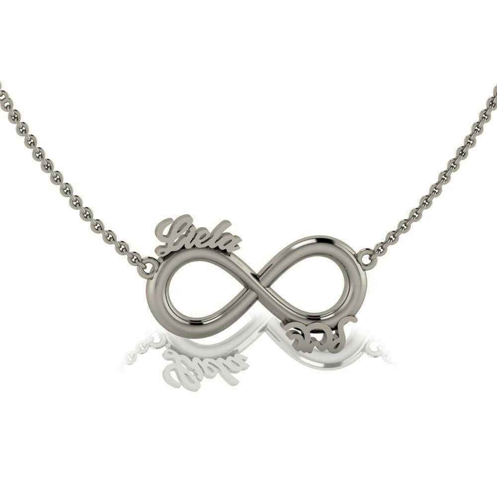 Personalized Infinity Name Pendant Necklace
