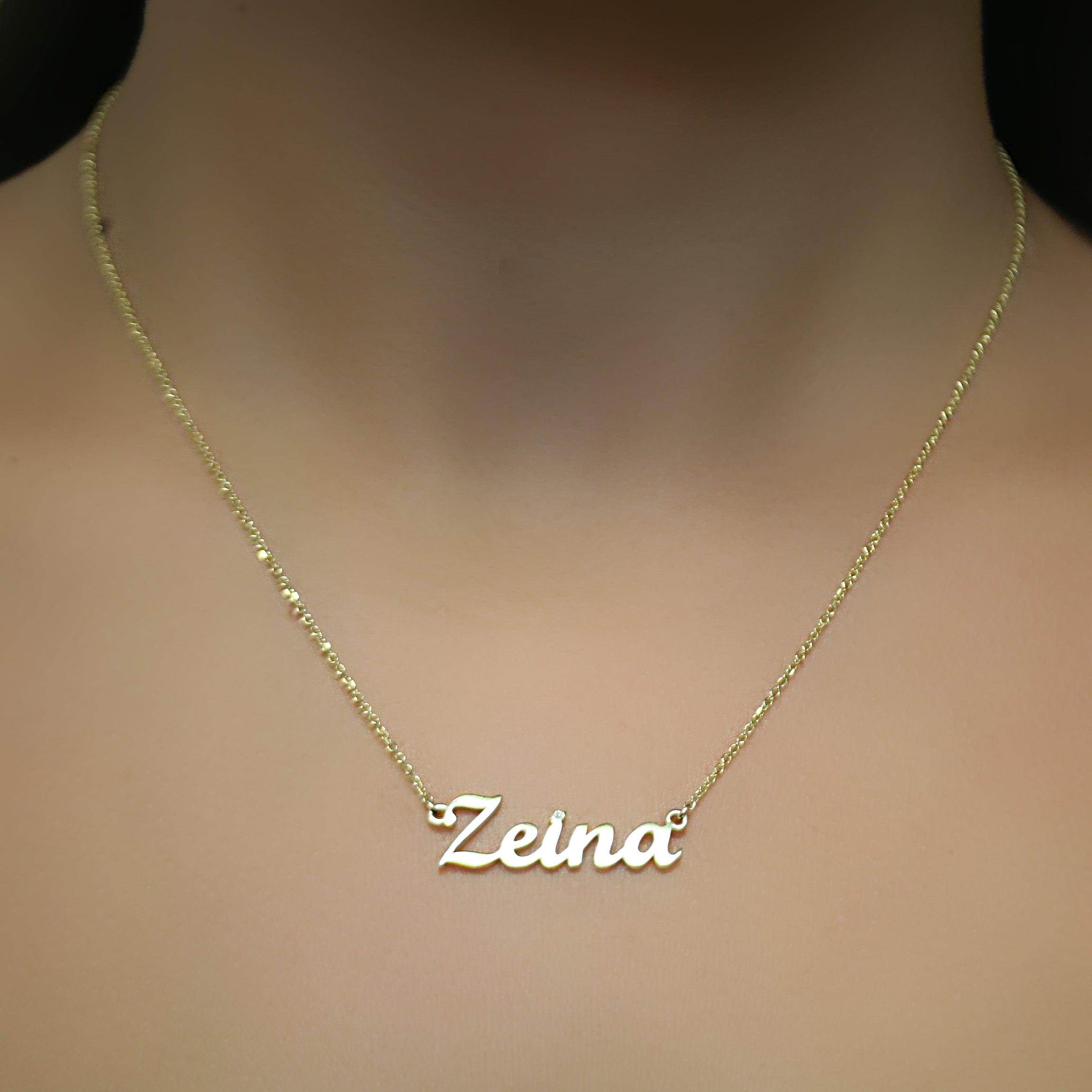 Personalized Necklaces Gold - Thenetjeweler
