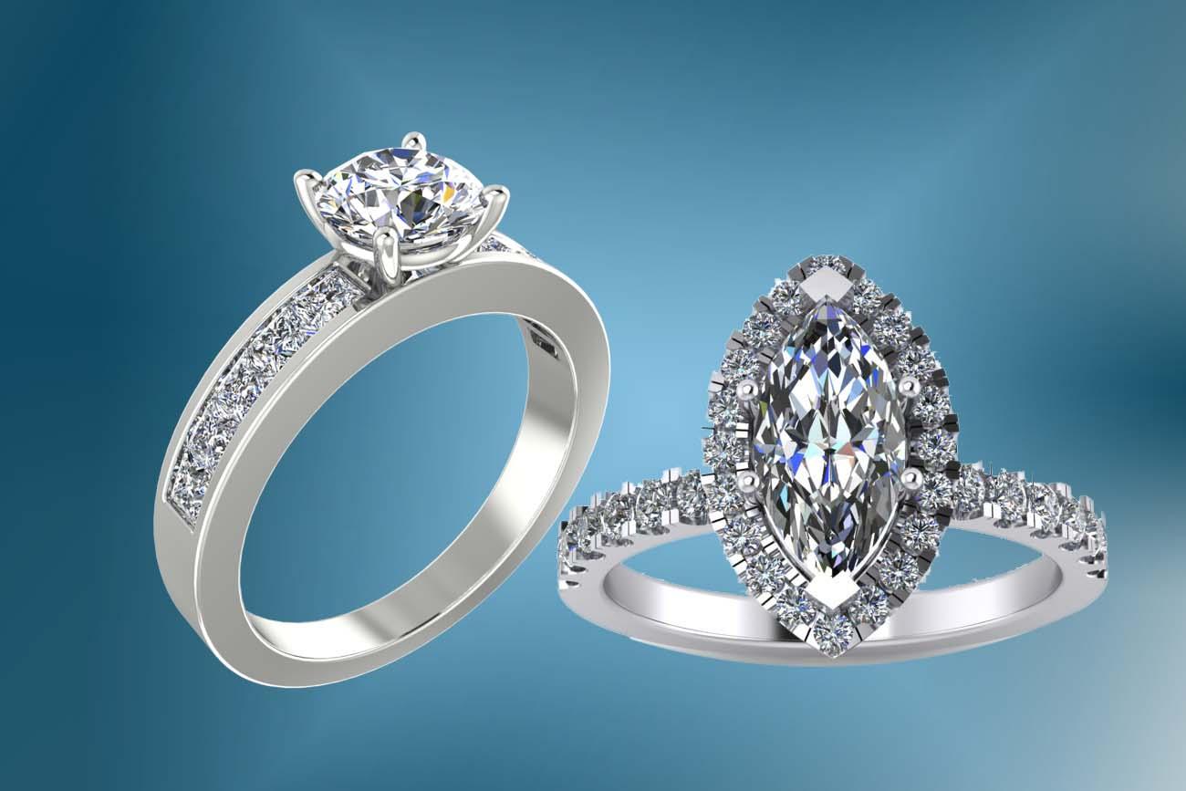 Moissanite Engagement Rings - Thenetjeweler