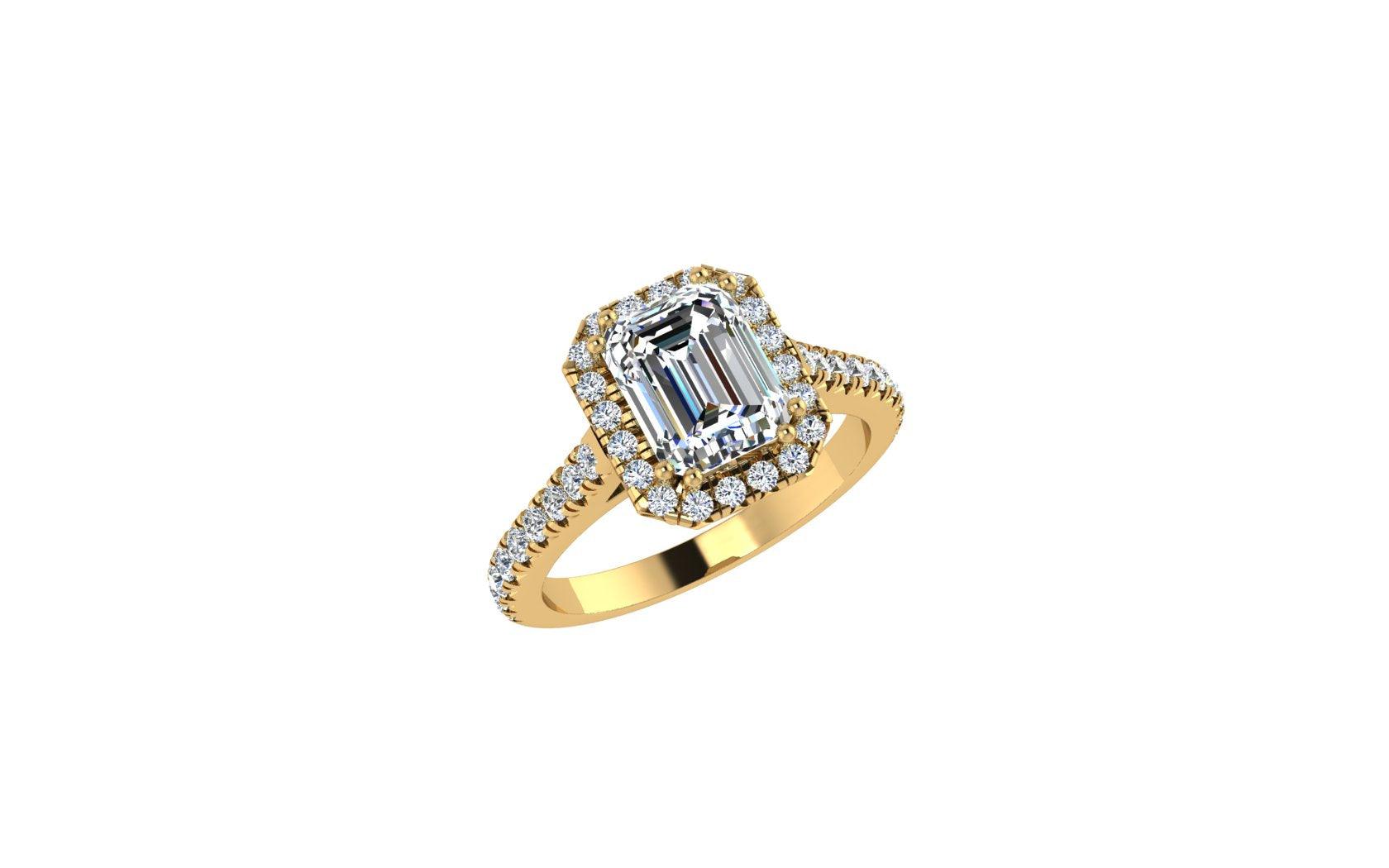 Emerald Cut Engagement Rings - Thenetjeweler