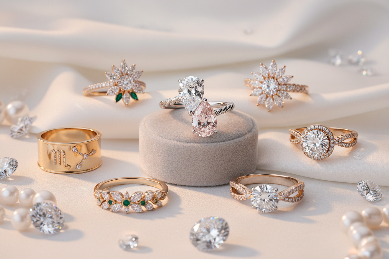 Unique Engagement Rings & Statement Rings