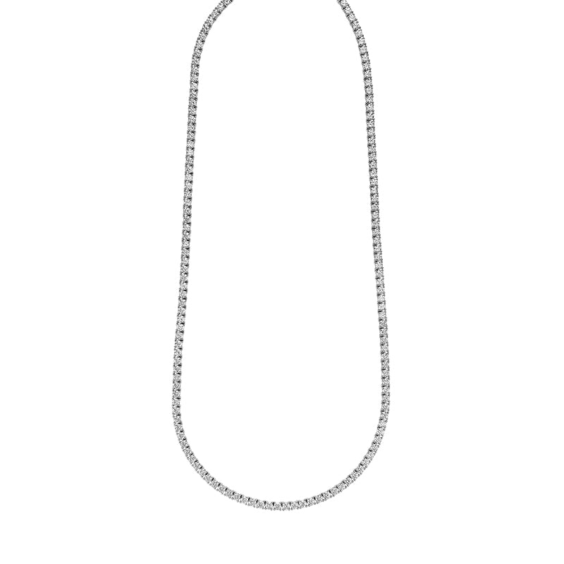 9.71 ct Lab Grown Diamond Tennis Necklace | Thenetjeweler