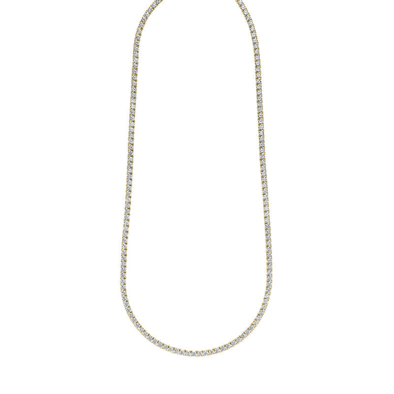 9.71 ct Lab Grown Diamond Tennis Necklace | Thenetjeweler
