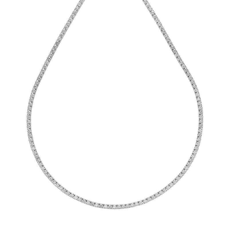 15.22CT Lab Grown Diamond Tennis Necklace - THENETJEWELER