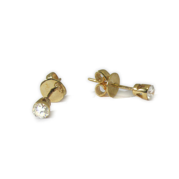 18K Yellow Gold Diamond Stud Earrings 0.22 ct. tw |- TheNetJeweler