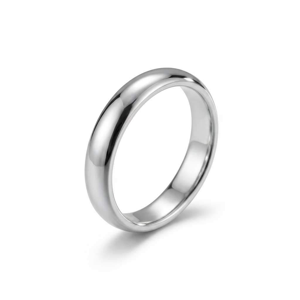 4mm Comfort Fit Wedding Band in Yellow Gold