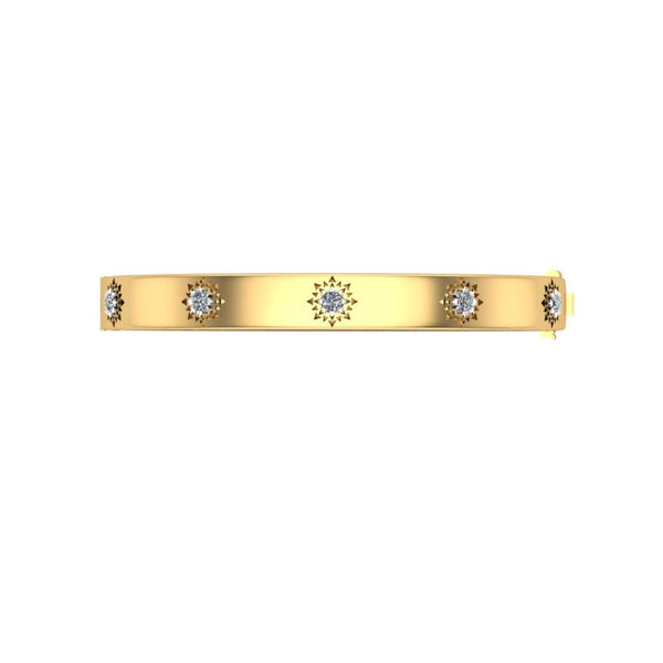 Diamond Bangle Bracelet 0.70 Carat TW - Thenetjeweler