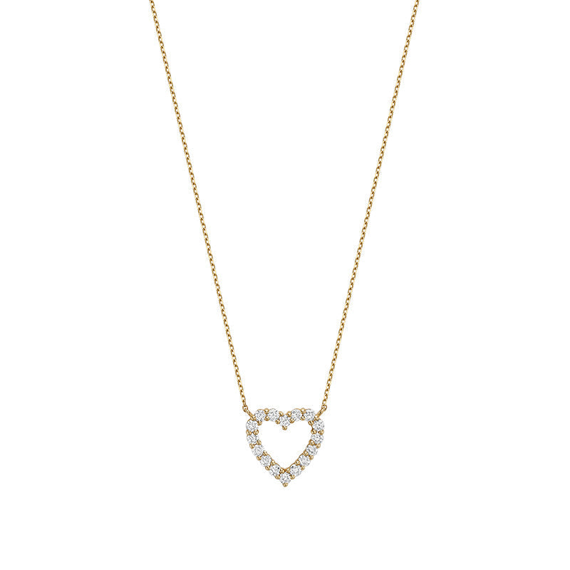 Diamond Heart Necklace - Thenetjeweler
