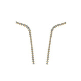 Diamond Strip Earrings 1 carat - Thenetjeweler