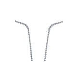 Diamond Strip Earrings 1 carat - Thenetjeweler