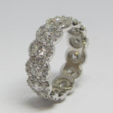Halo Diamond Eternity Ring 2.35 carat tw - Thenetjeweler