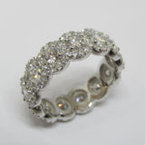 Halo Diamond Eternity Ring 2.35 carat tw - Thenetjeweler