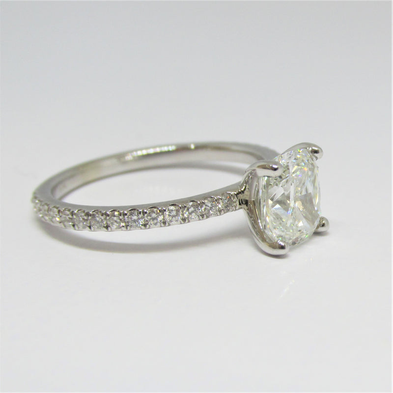 Cushion Lab Grown Diamond Engagement Ring 2.65 CTW - Thenetjeweler