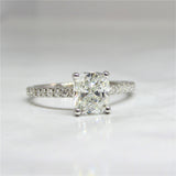 Cushion Lab Grown Diamond Engagement Ring 2.65 CTW - Thenetjeweler