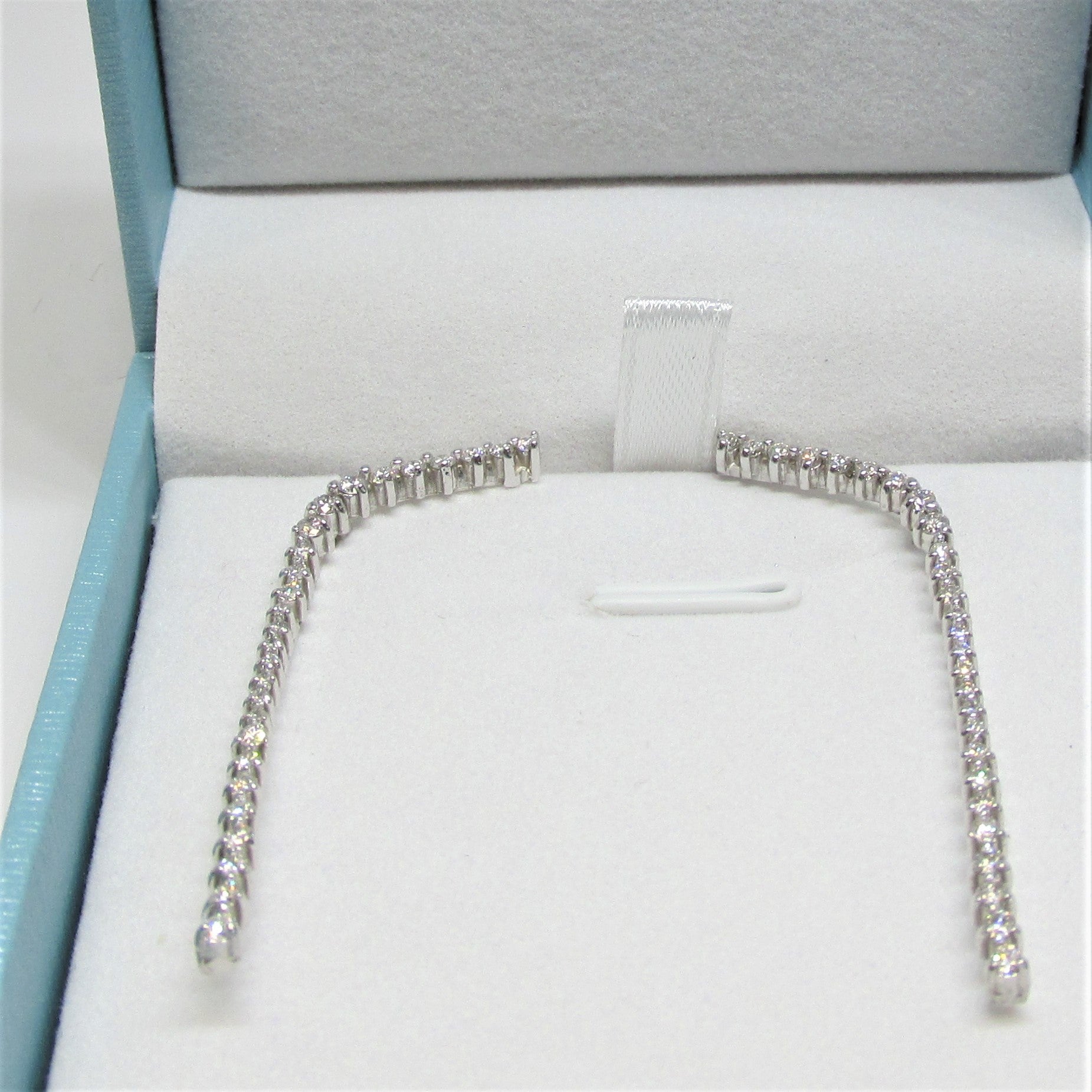 Diamond Strip Earrings 1 carat - Thenetjeweler