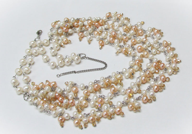 Bridal Pearl Necklace, Pearls Chocker Necklace Jewelry, Rhinestone Ivory  Pearls Crystal ,Bib Colla… | Bridal pearl necklace, Bridal necklace, Pearl  chocker necklace