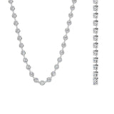 Round Diamond Dash Necklace 2.30 carats - Thenetjeweler