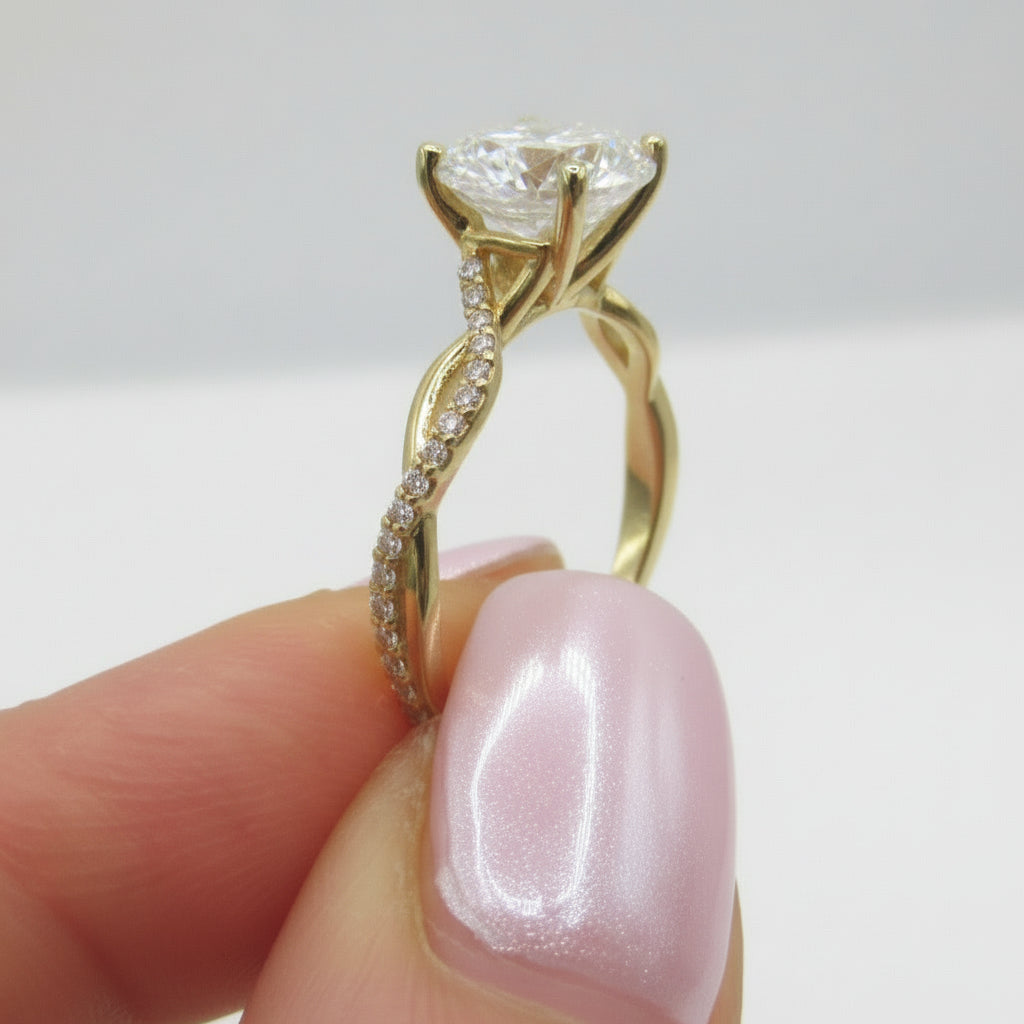 2.20 carat Lab Diamond Engagement Ring - Thenetjeweler