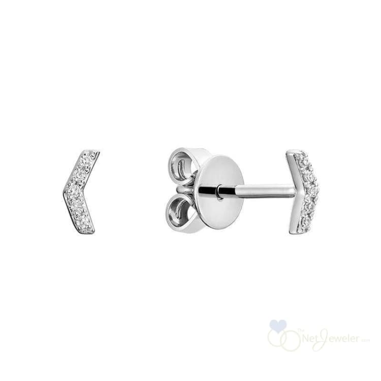Arrow Diamond Earrings-RNB Jewellery