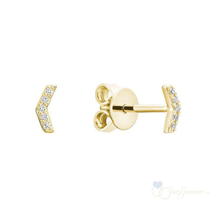 Arrow Diamond Earrings-RNB Jewellery