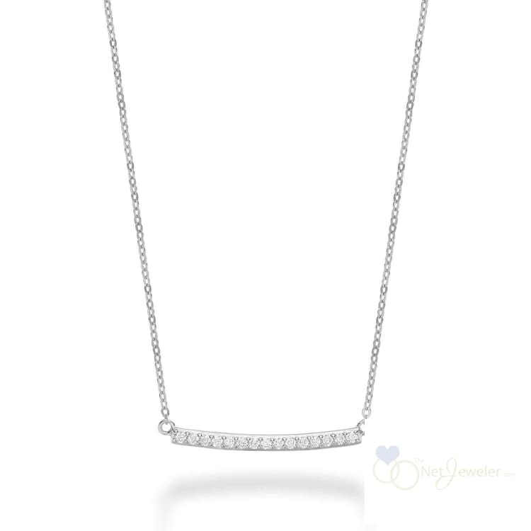 Bar Diamond Necklace-RNB Jewellery