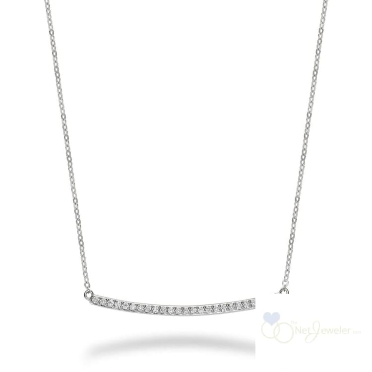 Bar Diamond Necklace-RNB Jewellery