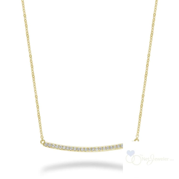 Bar Diamond Necklace-RNB Jewellery