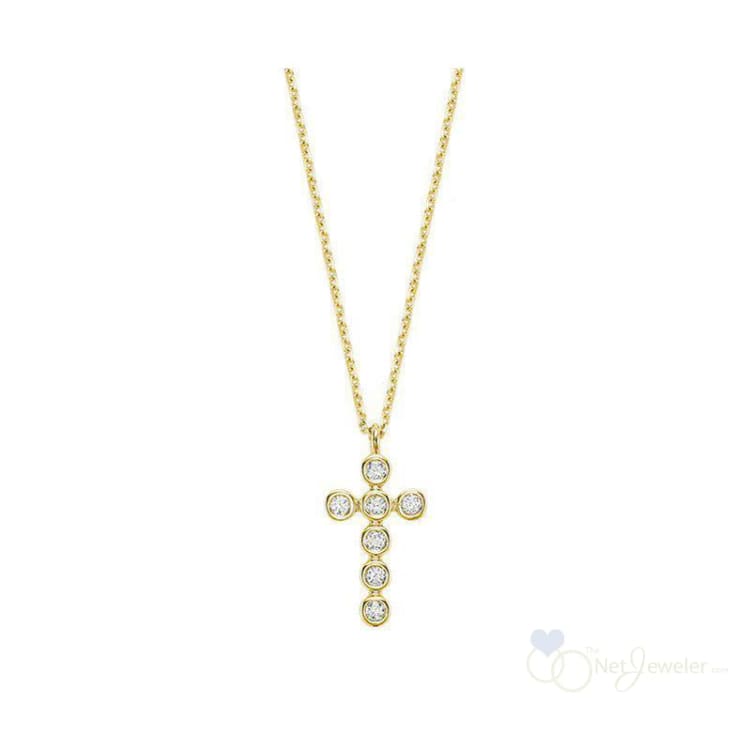 Religious Cross Diamond Necklace-RNB Jewellery
