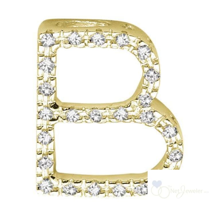 Block Diamond Initials-RNB Jewellery