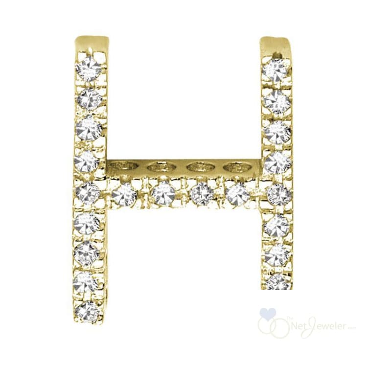 Block Diamond Initials-RNB Jewellery