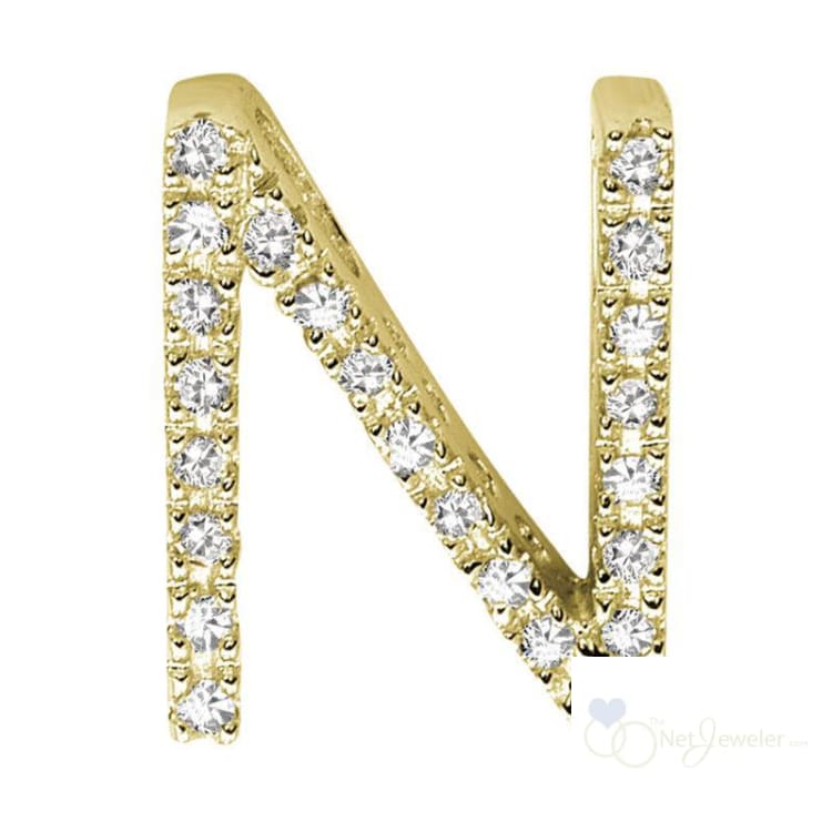 Block Diamond Initials-RNB Jewellery