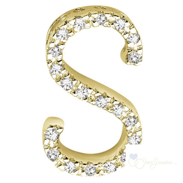 Block Diamond Initials-RNB Jewellery