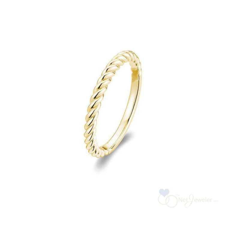 Bridal Gold Rope Ring-RNB Jewellery