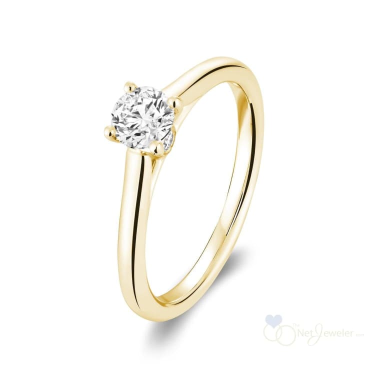 Brilliant Round Diamond Engagement Ring-RNB Jewellery