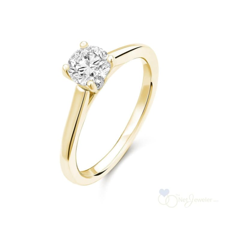 Brilliant Round Diamond Engagement Ring-RNB Jewellery