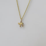 Dainty 14k Gold Chai Necklace - Thenetjeweler