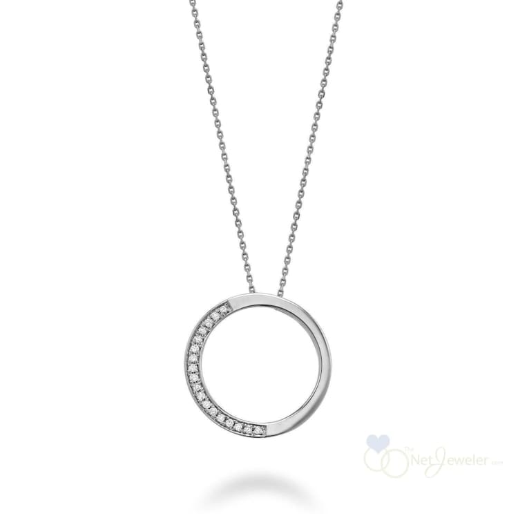 Circle of Life Semi Diamond Pendant-RNB Jewellery