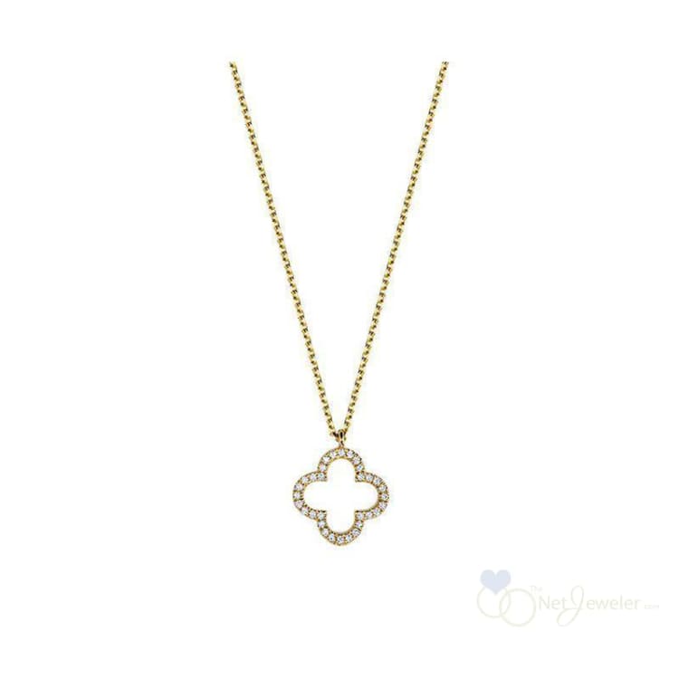 Clover Diamond Necklace-RNB Jewellery